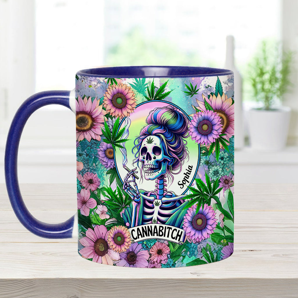 Mug personnalisé Cannabitch - Thème cannabis