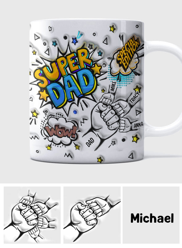 Super Papa - Mug personnalisé pour papa