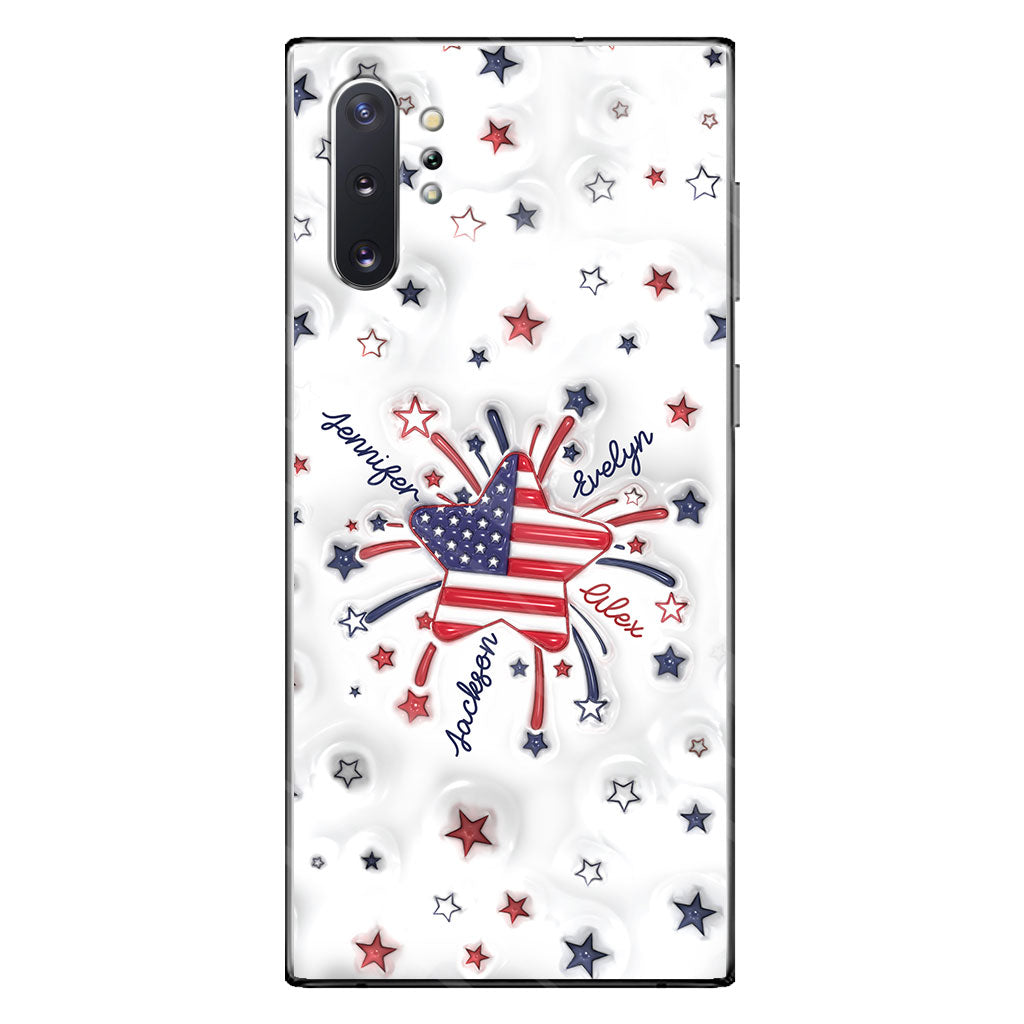 Coque de téléphone personnalisée « Petite étoile de grand-mère » pour le 4 juillet