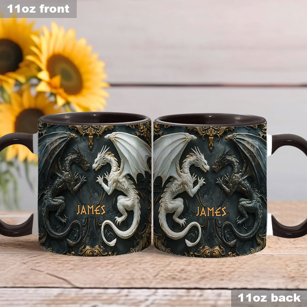 Love Dragons - Personalized Dragon Accent Mug