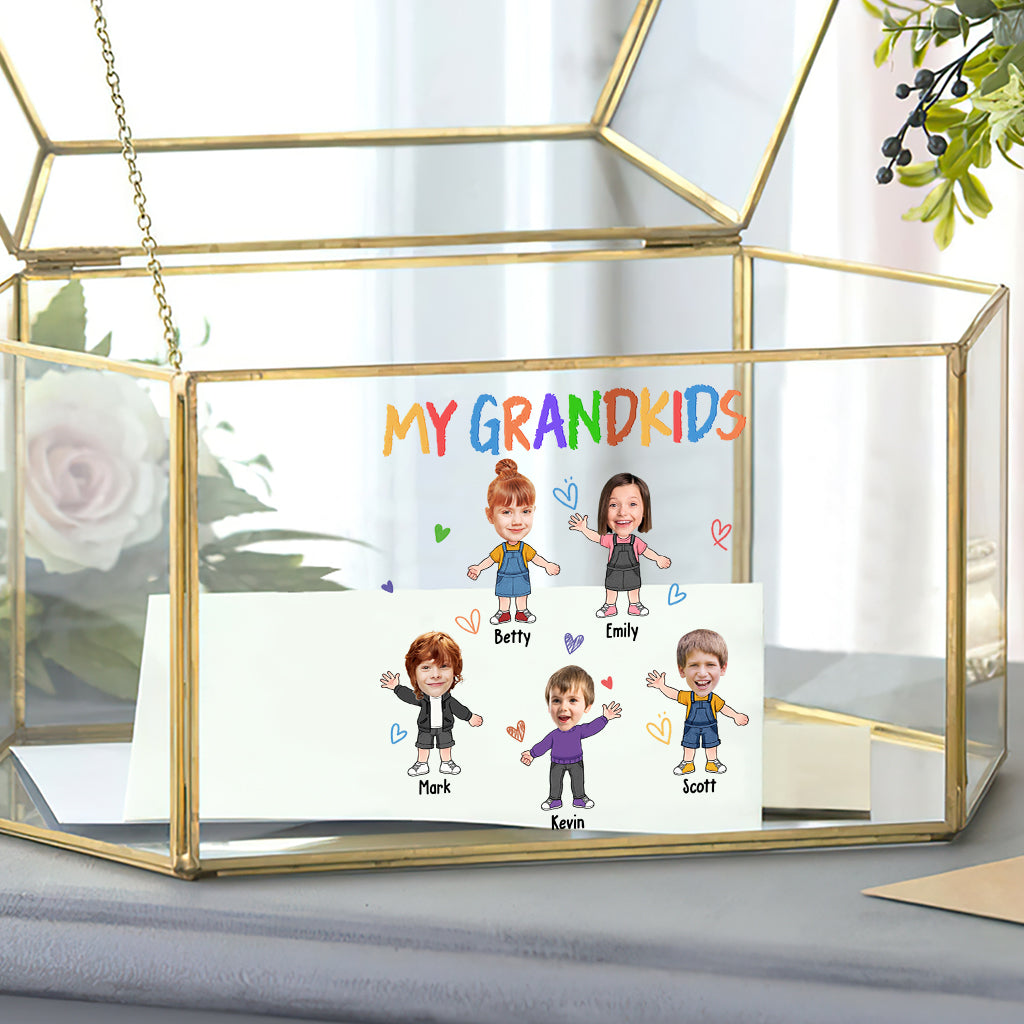 My Grandkids - Personalized Grandma Decal Die Cut