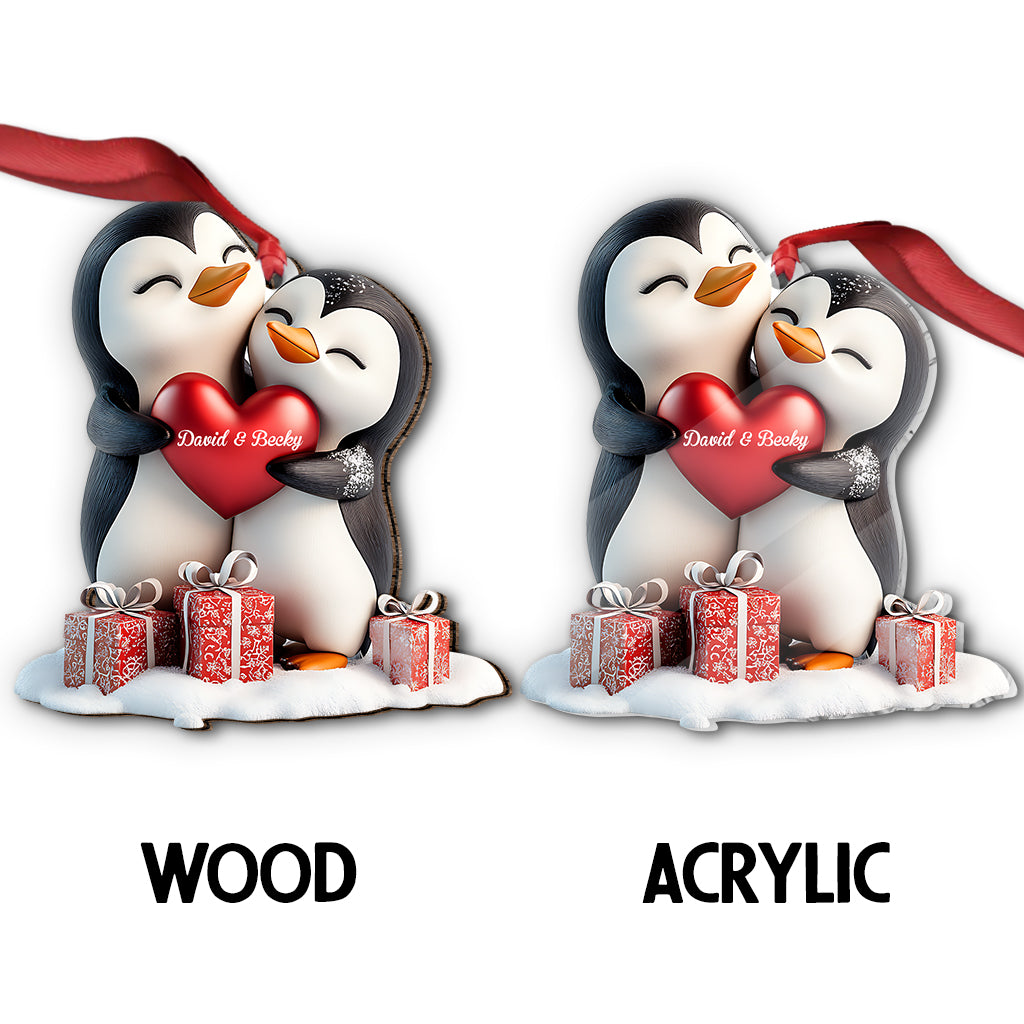 Toi et moi pour Noël - Ornement personnalisé pour couple