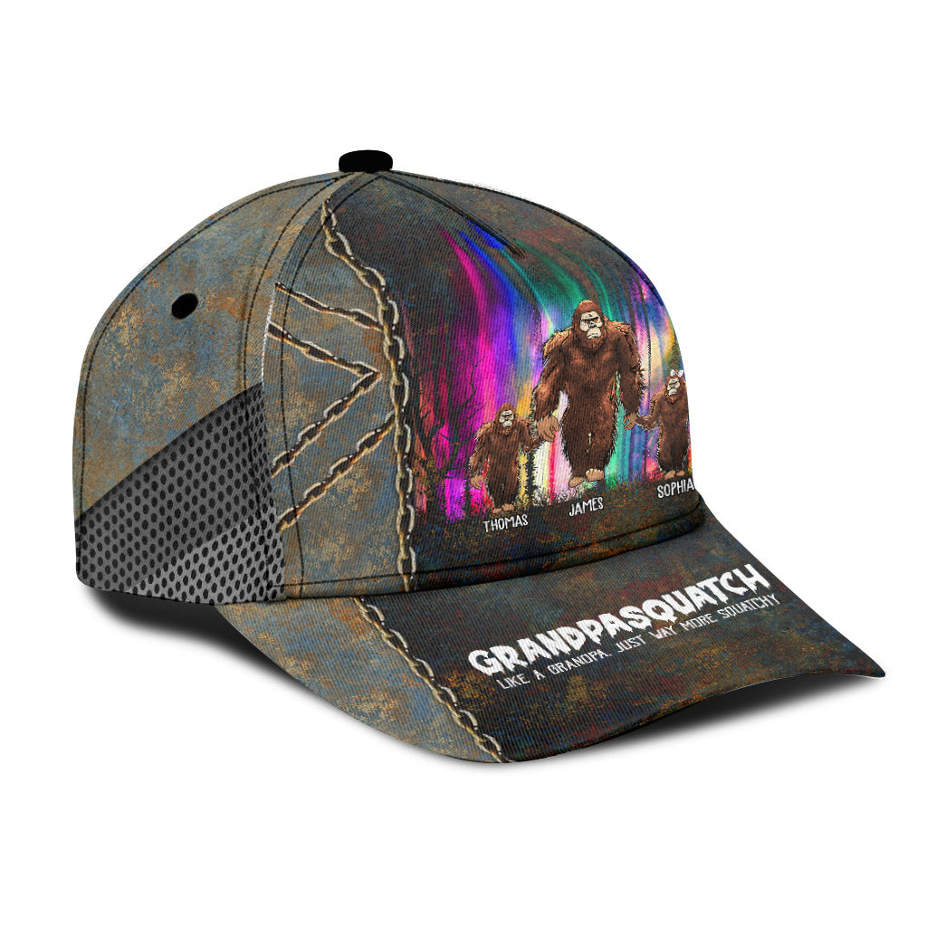 Grandpasquatch - Personalized Grandpa Classic Cap
