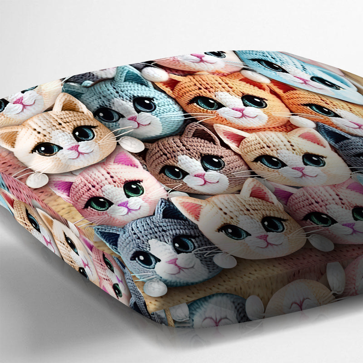 Coussin décoratif personnalisé Chats mignons