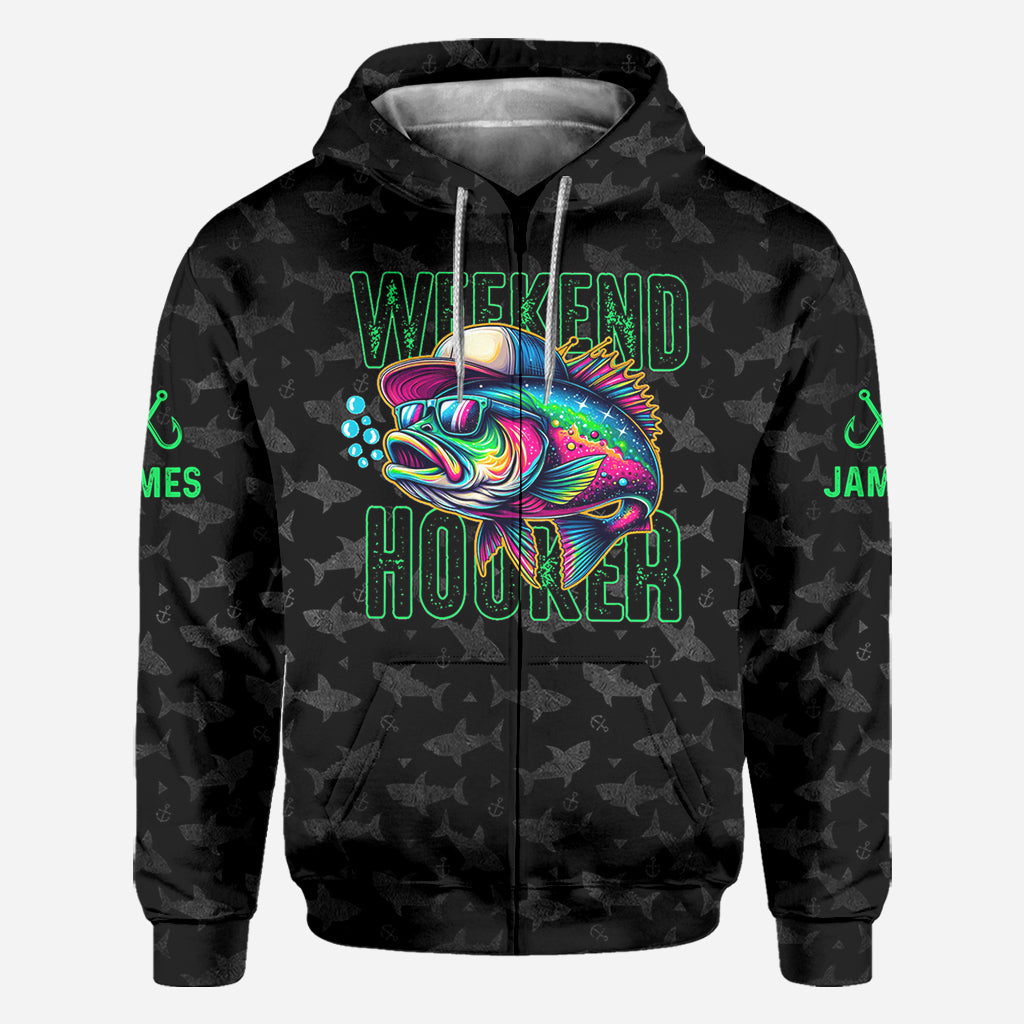Weekend Hooker - Personalized Fishing All Over Shirt