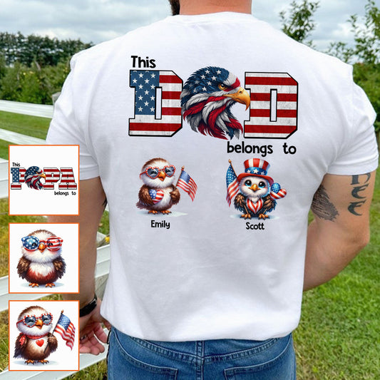 T-shirt et sweat à capuche personnalisés « Papa Aigle »