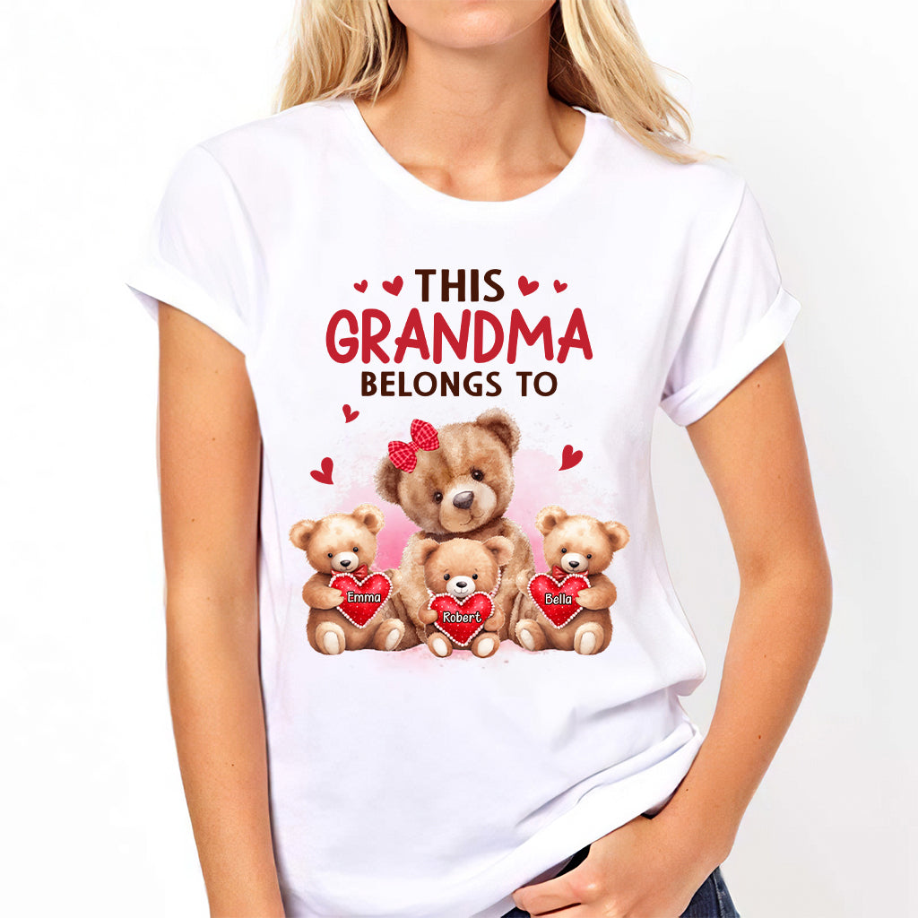 Cette grand-mère appartient à - T-shirt et sweat à capuche personnalisés pour grand-mère