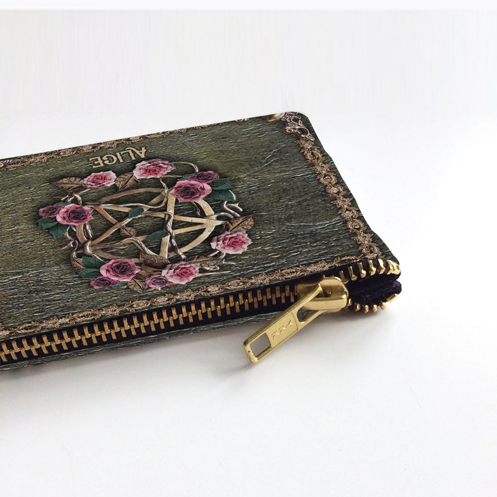 Le vieux sac d'objets de sorcière - Pochette de sorcière personnalisée