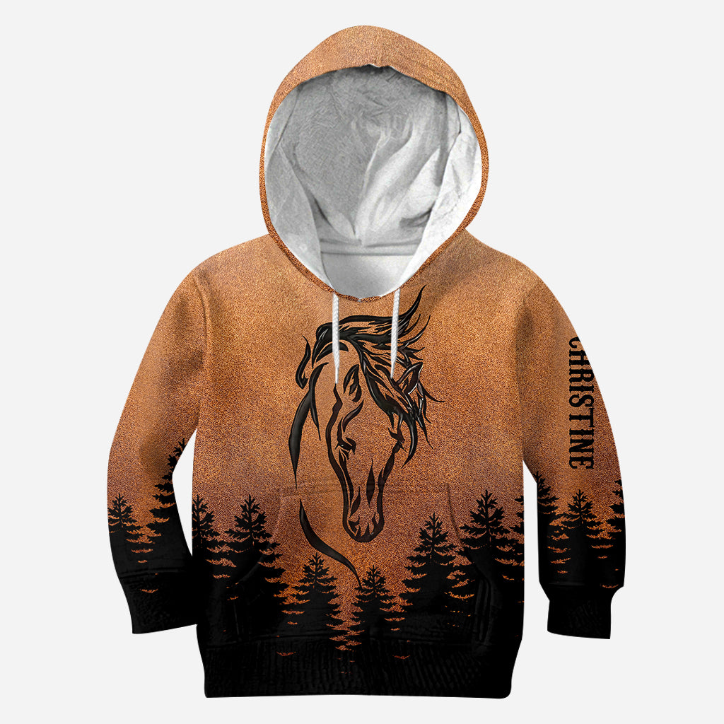 Love Horses - Personalized Horse Hoodie and Leggings