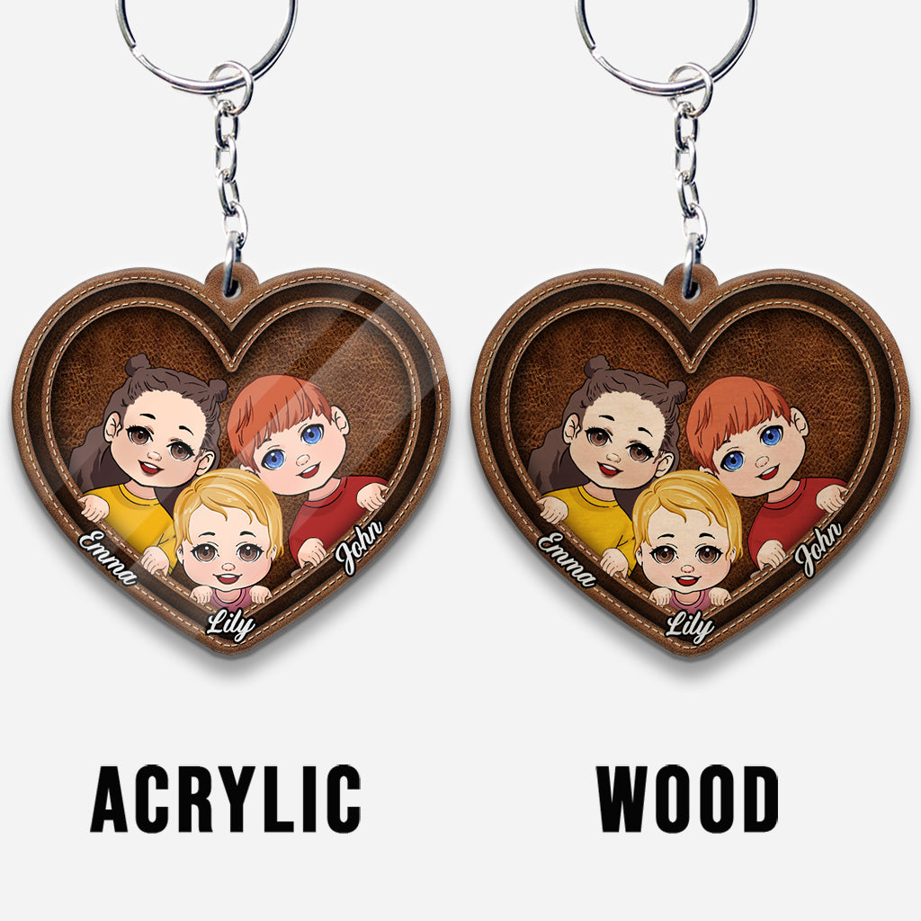 Best Dad/ Grandpa/ Papa... Ever - Personalized Father Keychain