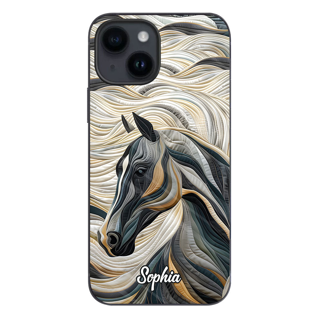 Magnifique cheval - Coque de téléphone personnalisée à motif cheval