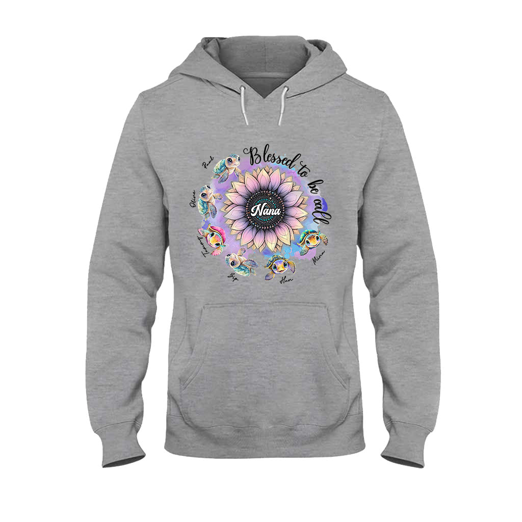 Blessed To Be Called Nana Any Title - Personalized Grandma T-shirt And Hoodie