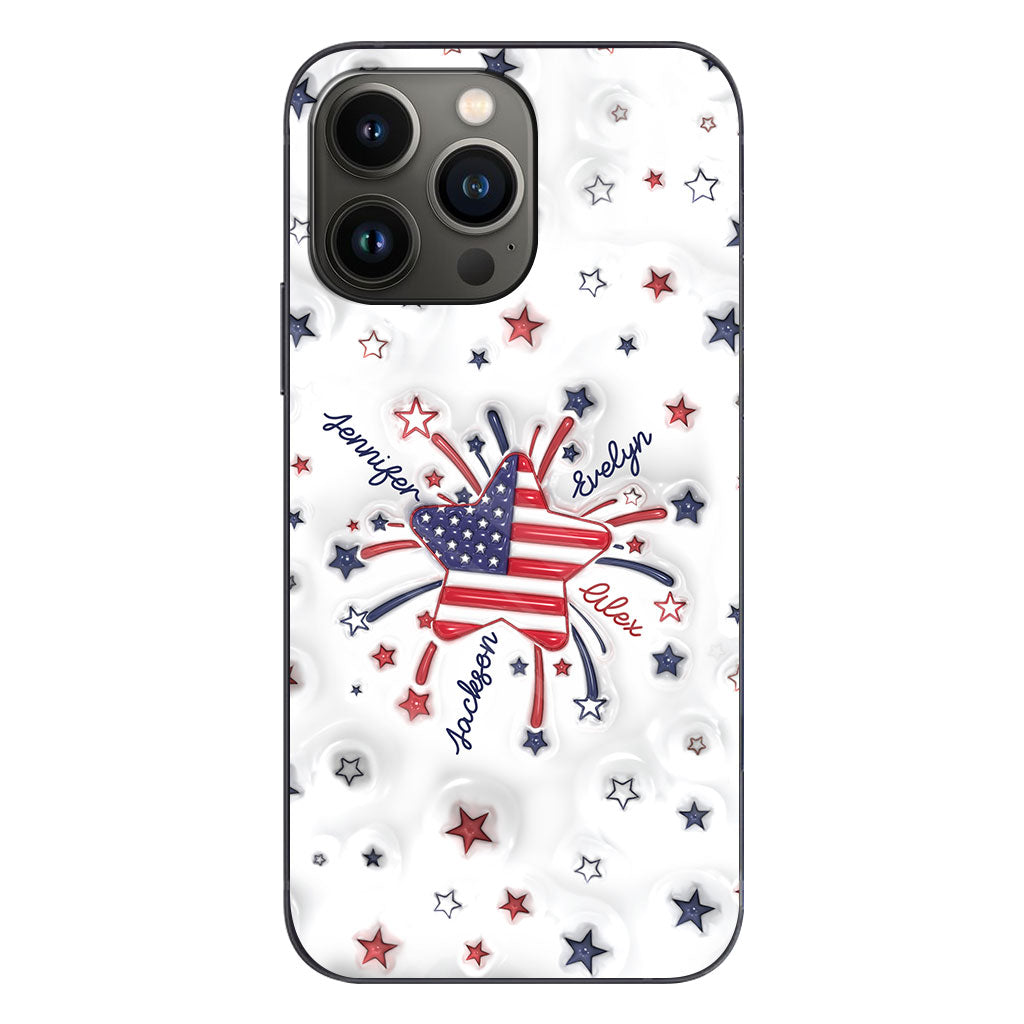 Coque de téléphone personnalisée « Petite étoile de grand-mère » pour le 4 juillet