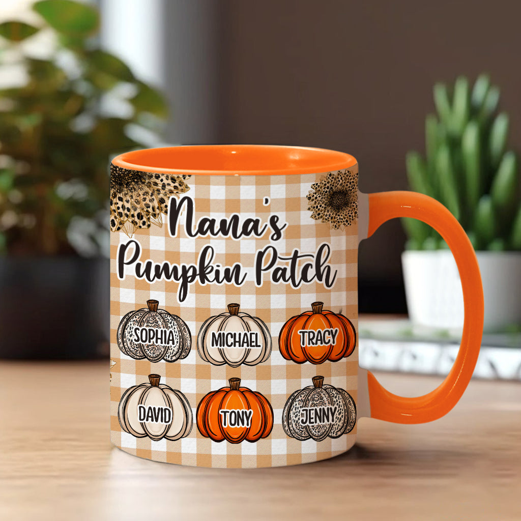 Mug personnalisé « Petites citrouilles de grand-mère » (titre au choix)