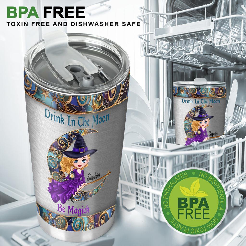 Buvez sous la lune, soyez magique - Gobelet de sorcière personnalisé