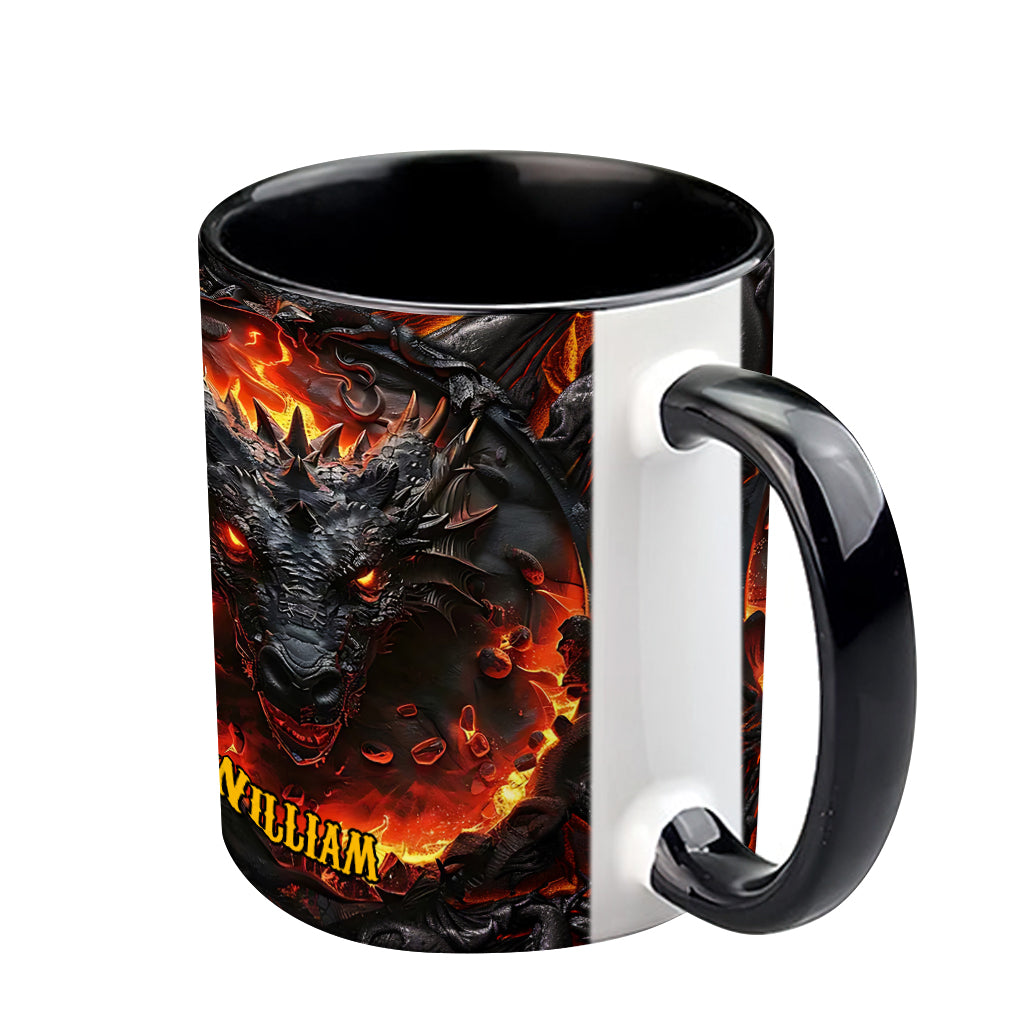 Love Dragons - Personalized Dragon Accent Mug