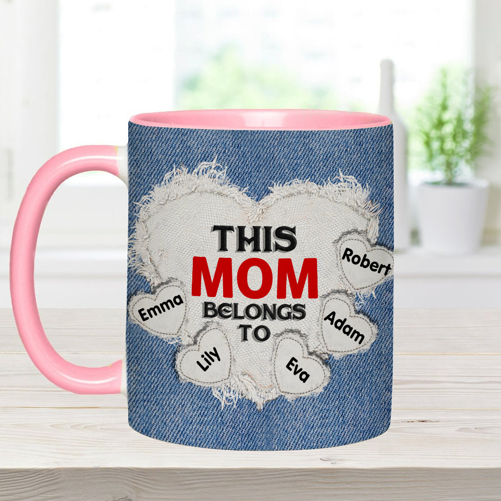 Cette maman appartient à - Mug personnalisé pour maman