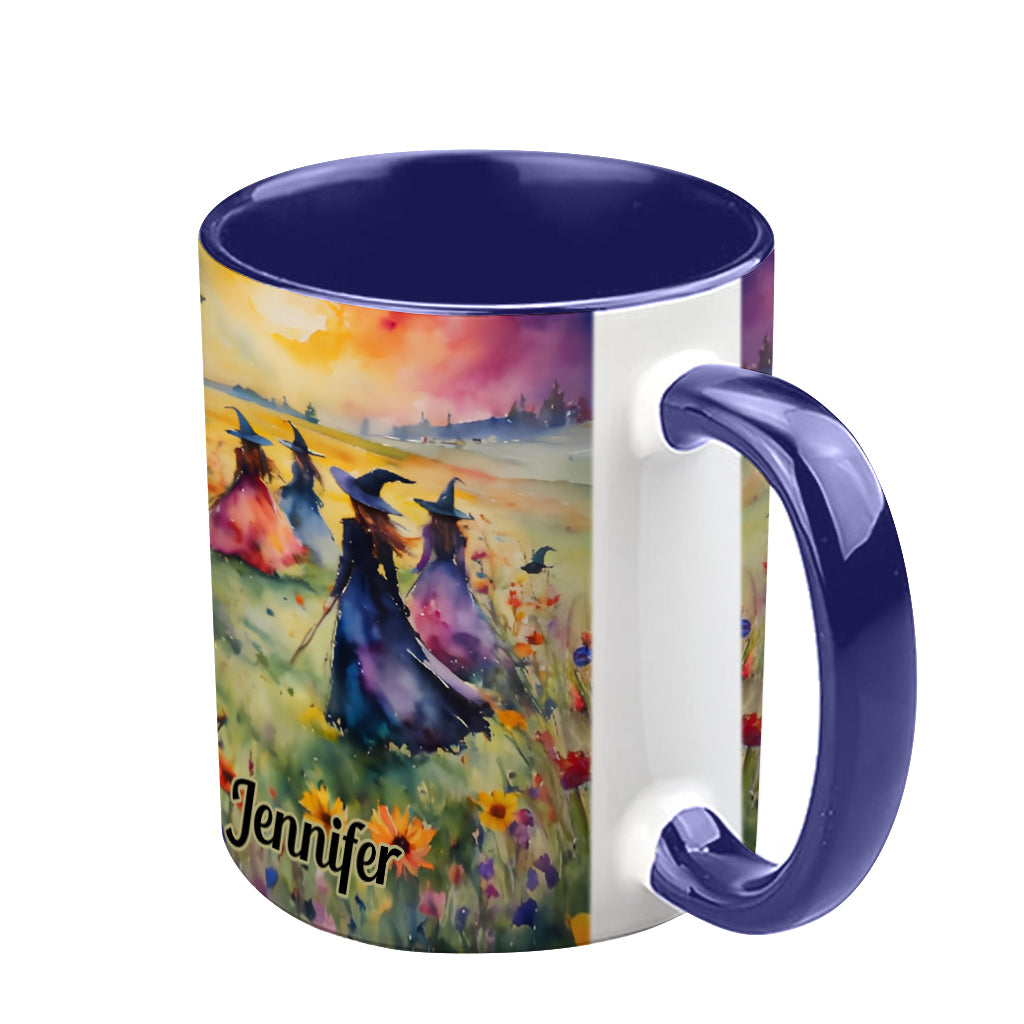 Mug personnalisé « Sorcières à l'aquarelle » - Collection de sorcières