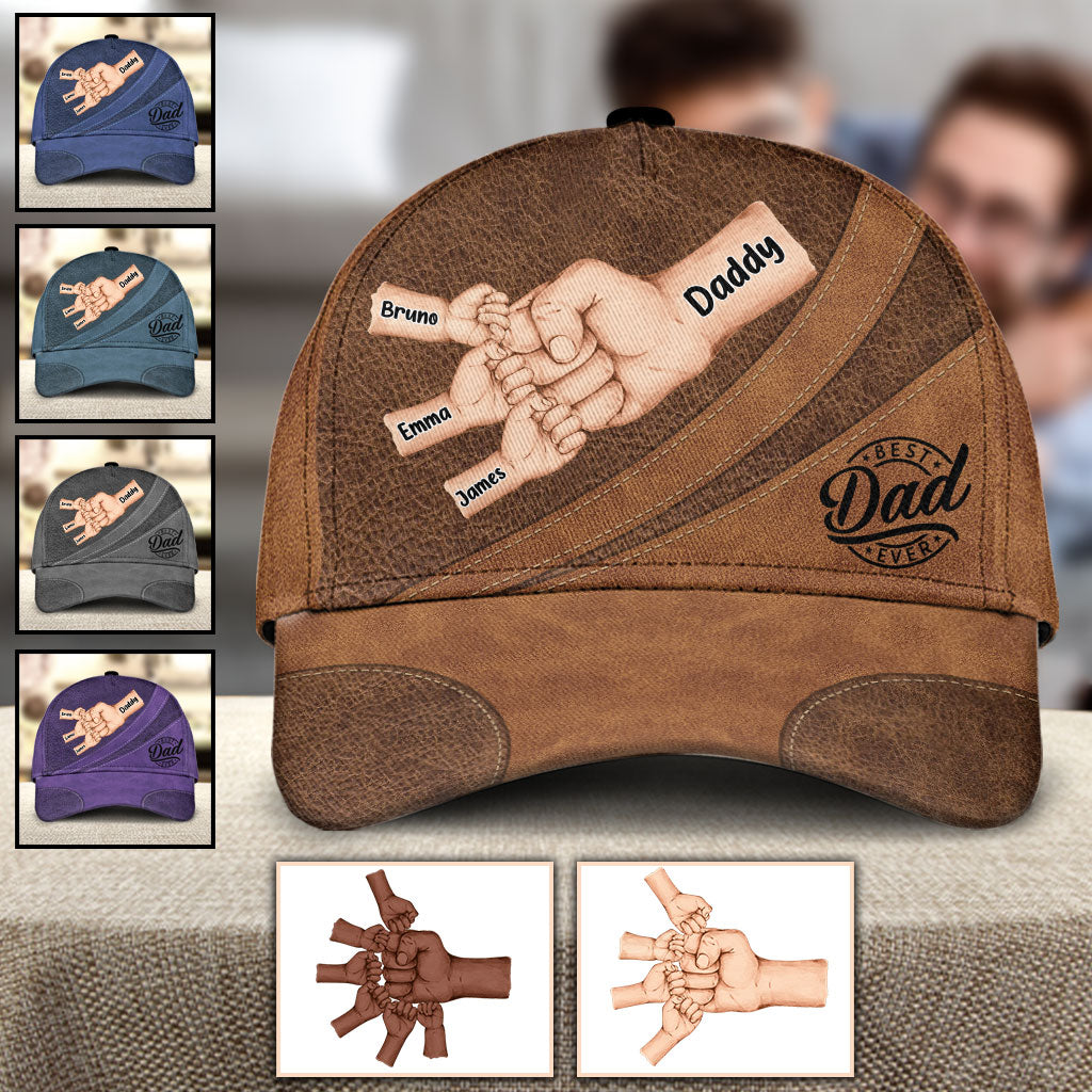 Meilleur papa du monde - Casquette classique personnalisée pour papa