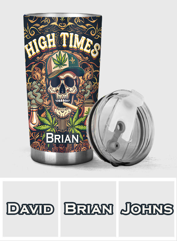 Gobelet isotherme personnalisé High Times Skull 420