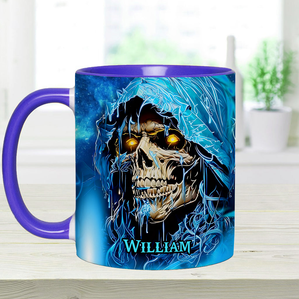 Mug personnalisé à motif crâne cool