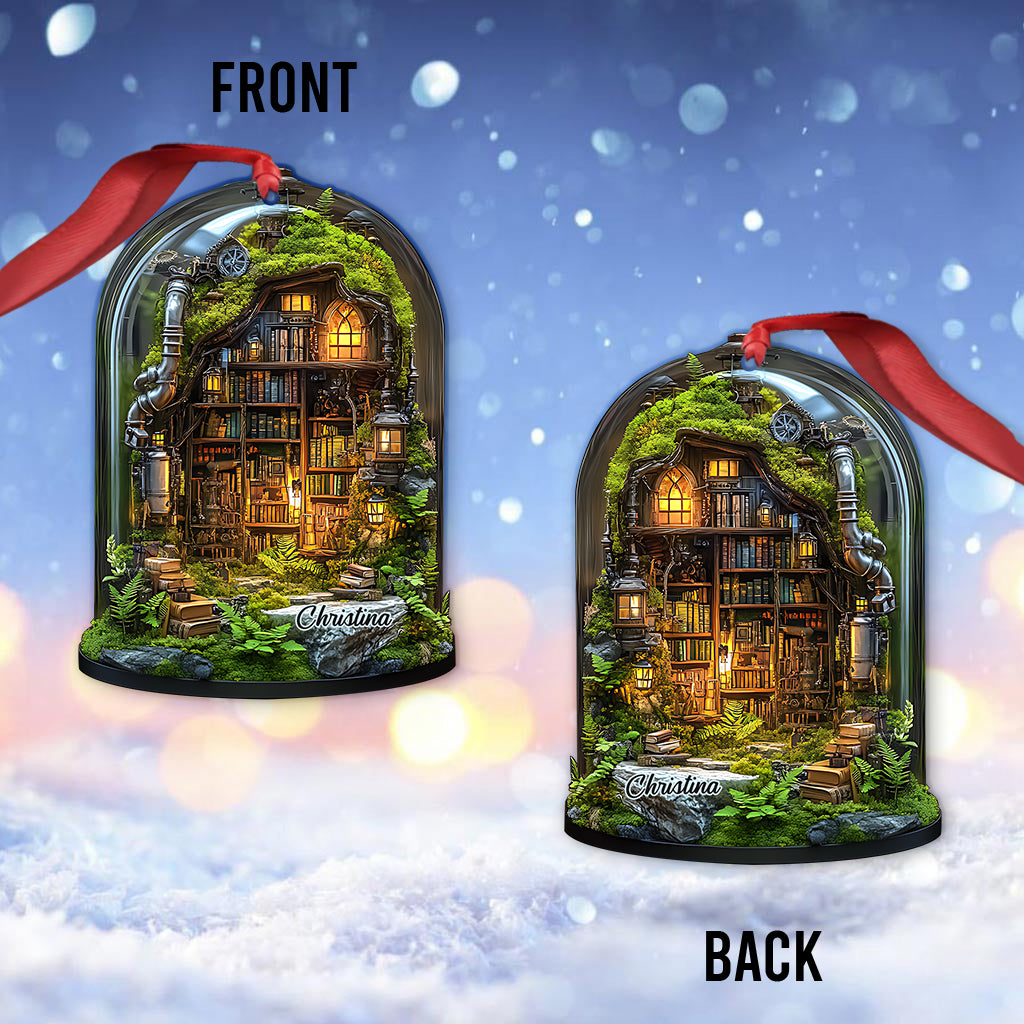 Mon coin secret - Ornement de livre personnalisé