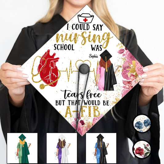 Cérémonie de remise de diplôme en soins infirmiers - Décoration personnalisée pour coiffe d'infirmière