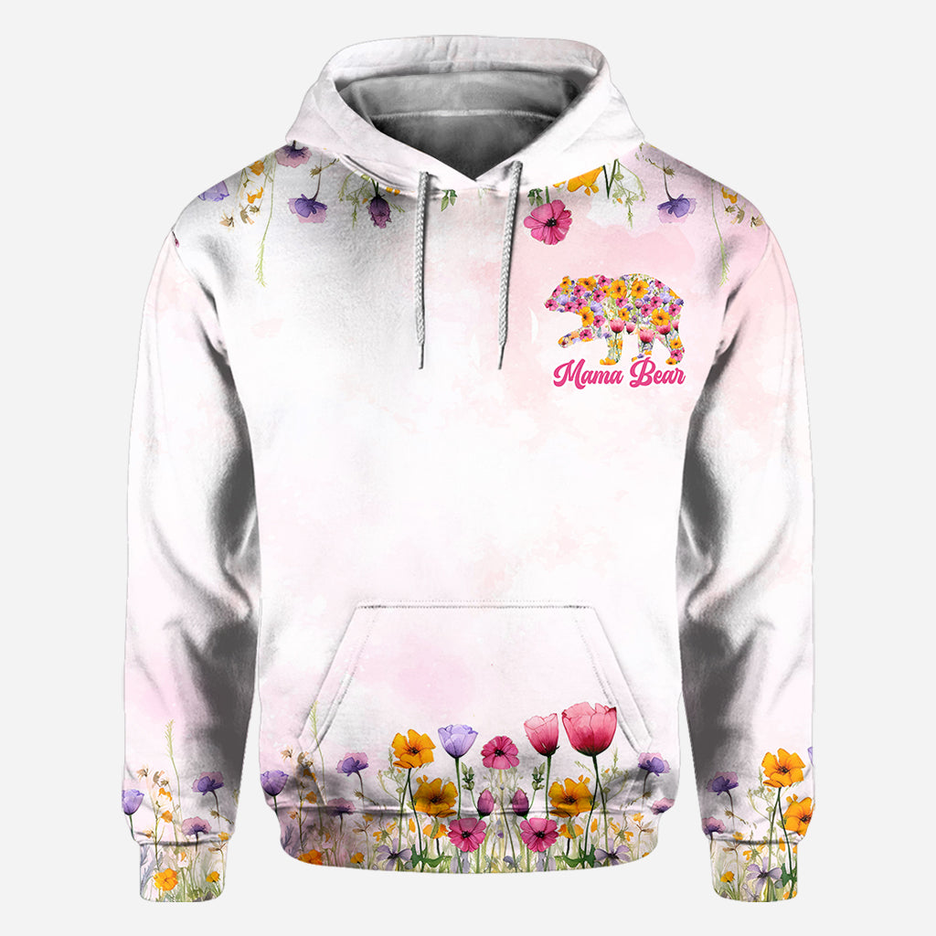 T-shirt personnalisé « Maman Ours » - T-shirt intégral pour maman