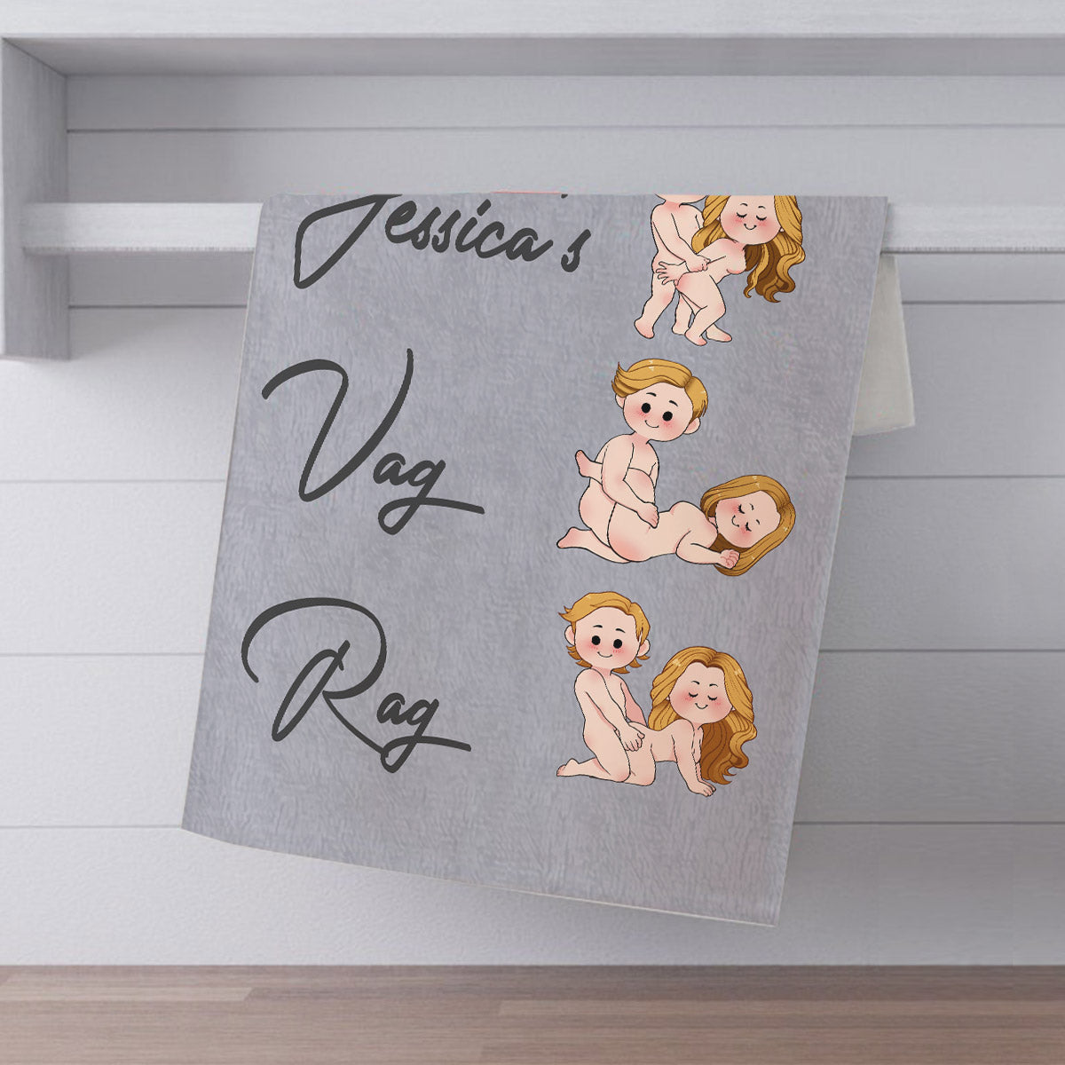 Serviette personnalisée pour couple