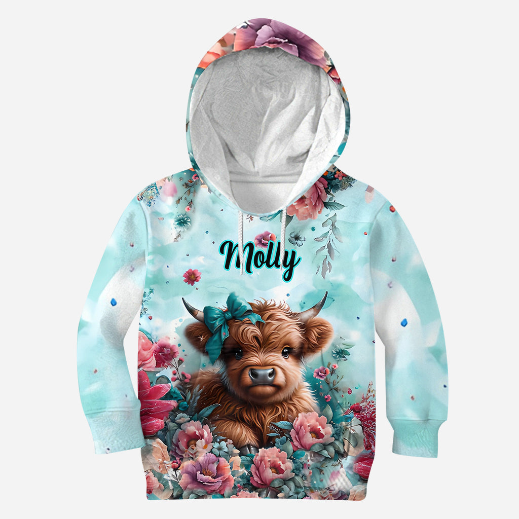 Cute Baby Cow - Personalized All Over Shirt