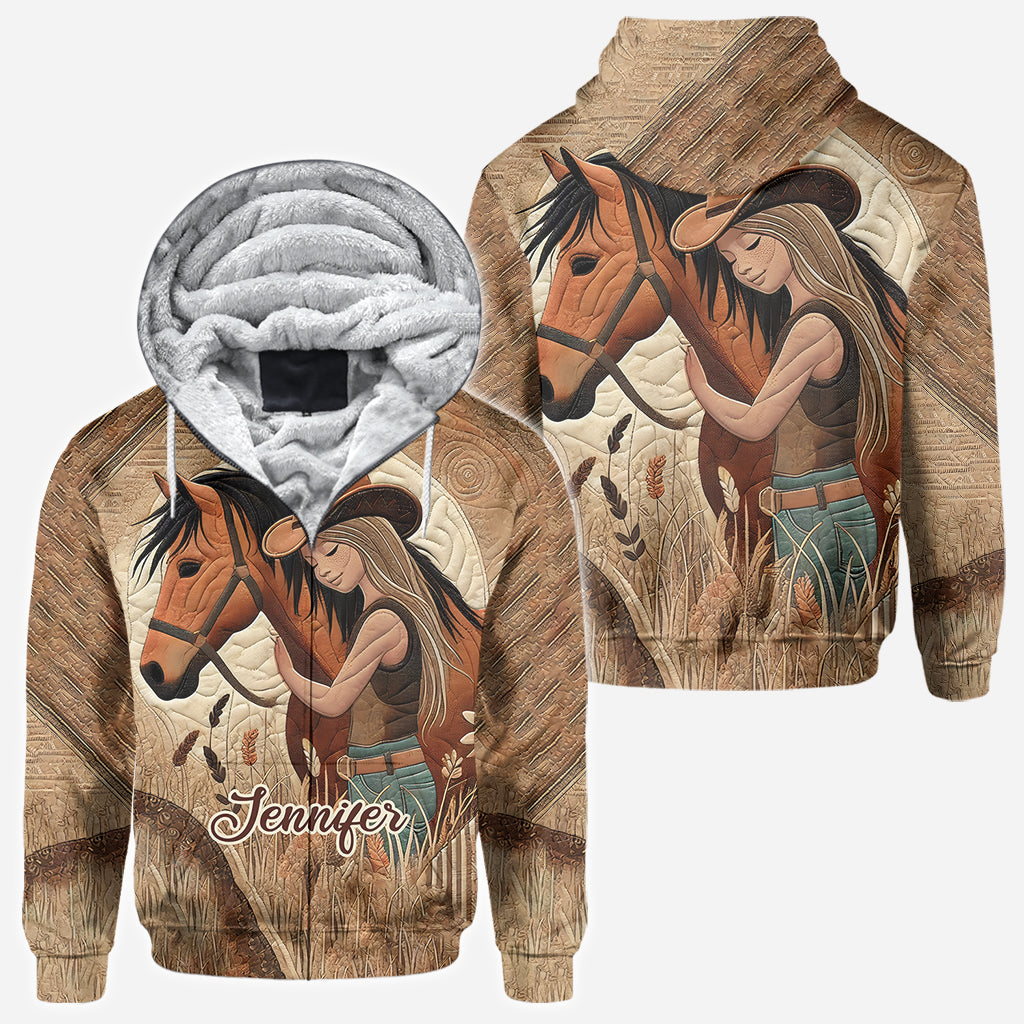 Amoureux des chevaux - T-shirt personnalisé avec motif cheval