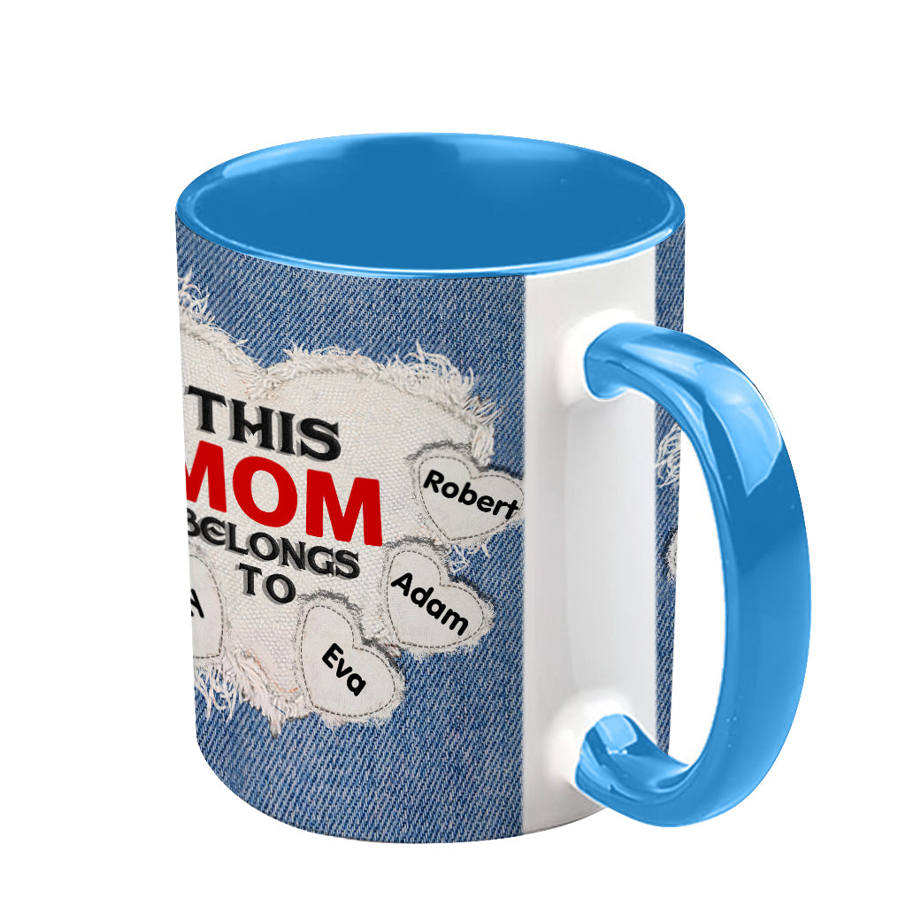 Cette maman appartient à - Mug personnalisé pour maman