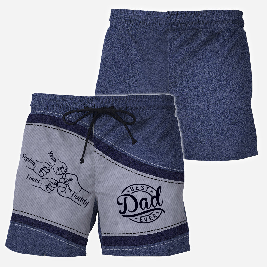 Best Dad Ever - Personalized Father Men Shorts