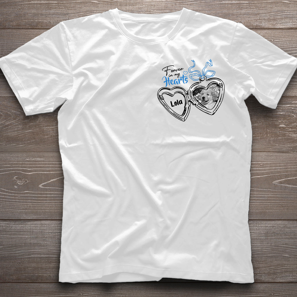 Forever In My Heart - Personalized Memorial T-shirt And Hoodie