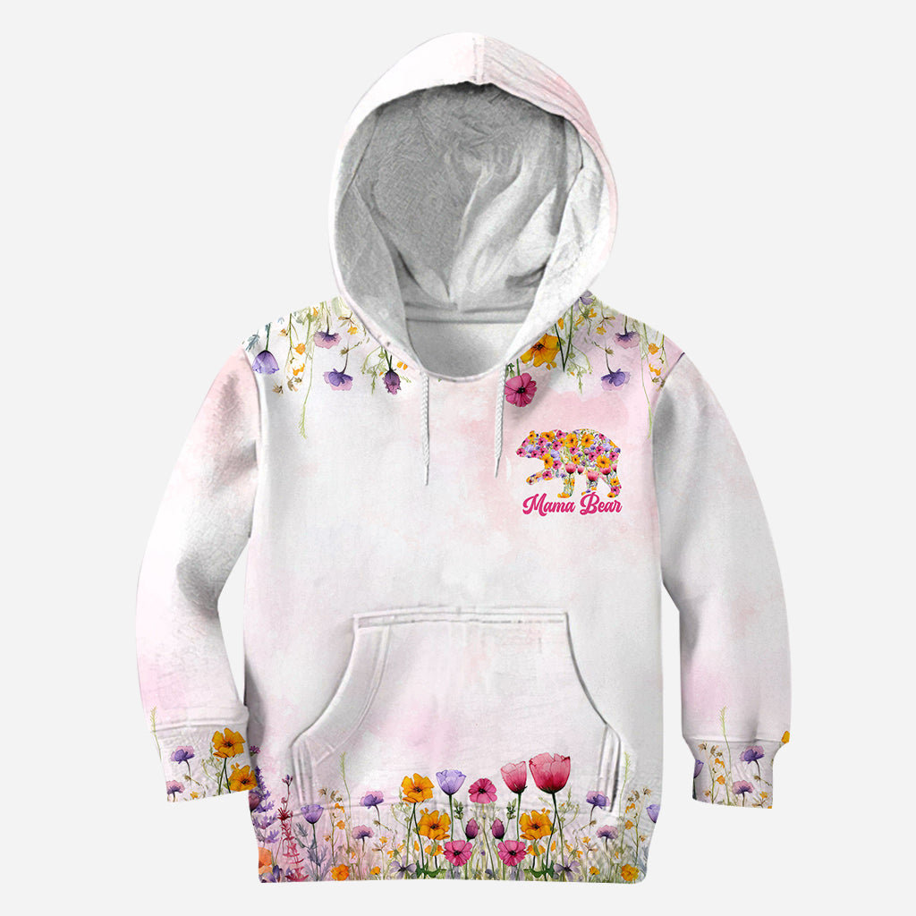 T-shirt personnalisé « Maman Ours » - T-shirt intégral pour maman