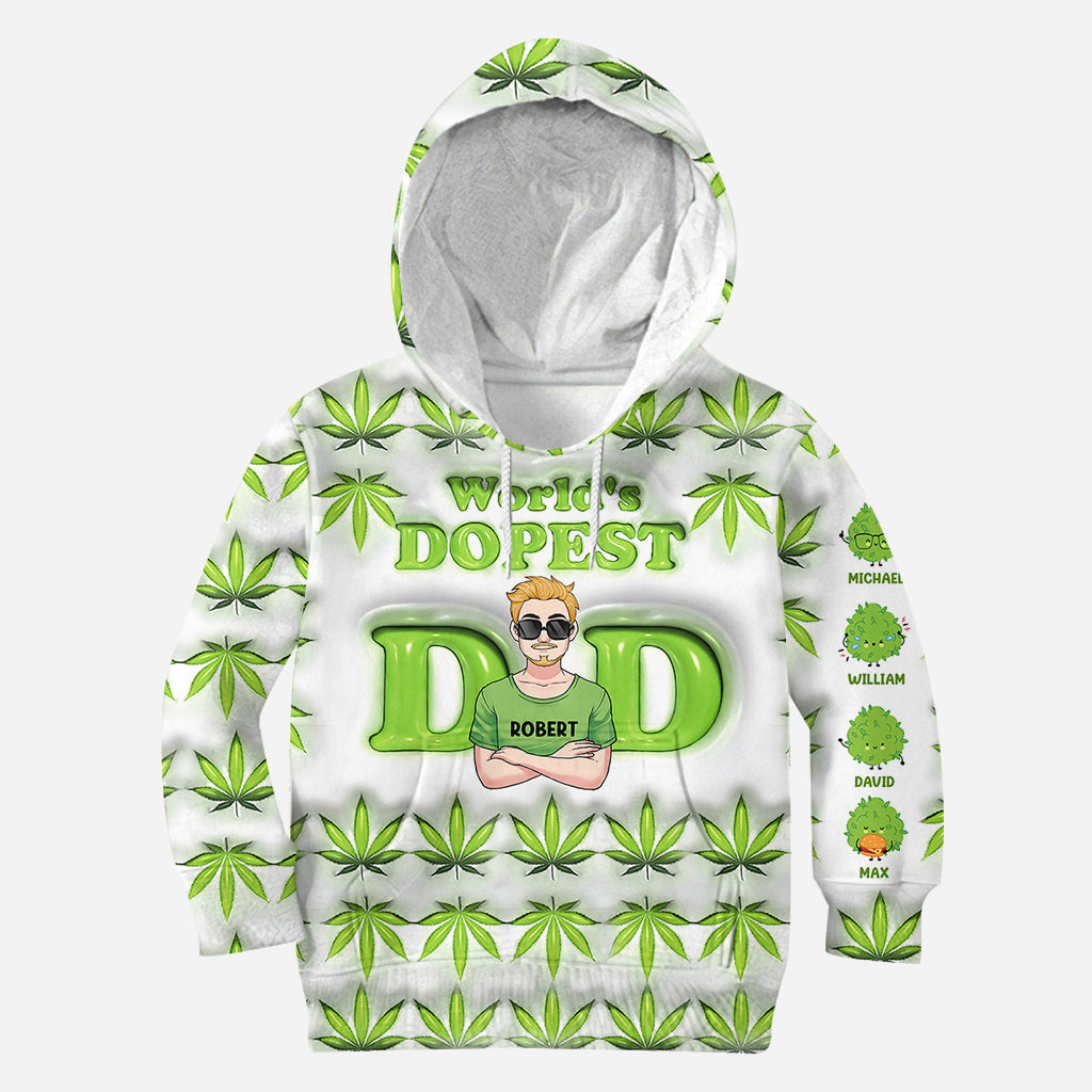 Le papa le plus cool du monde - T-shirt personnalisé pour papa