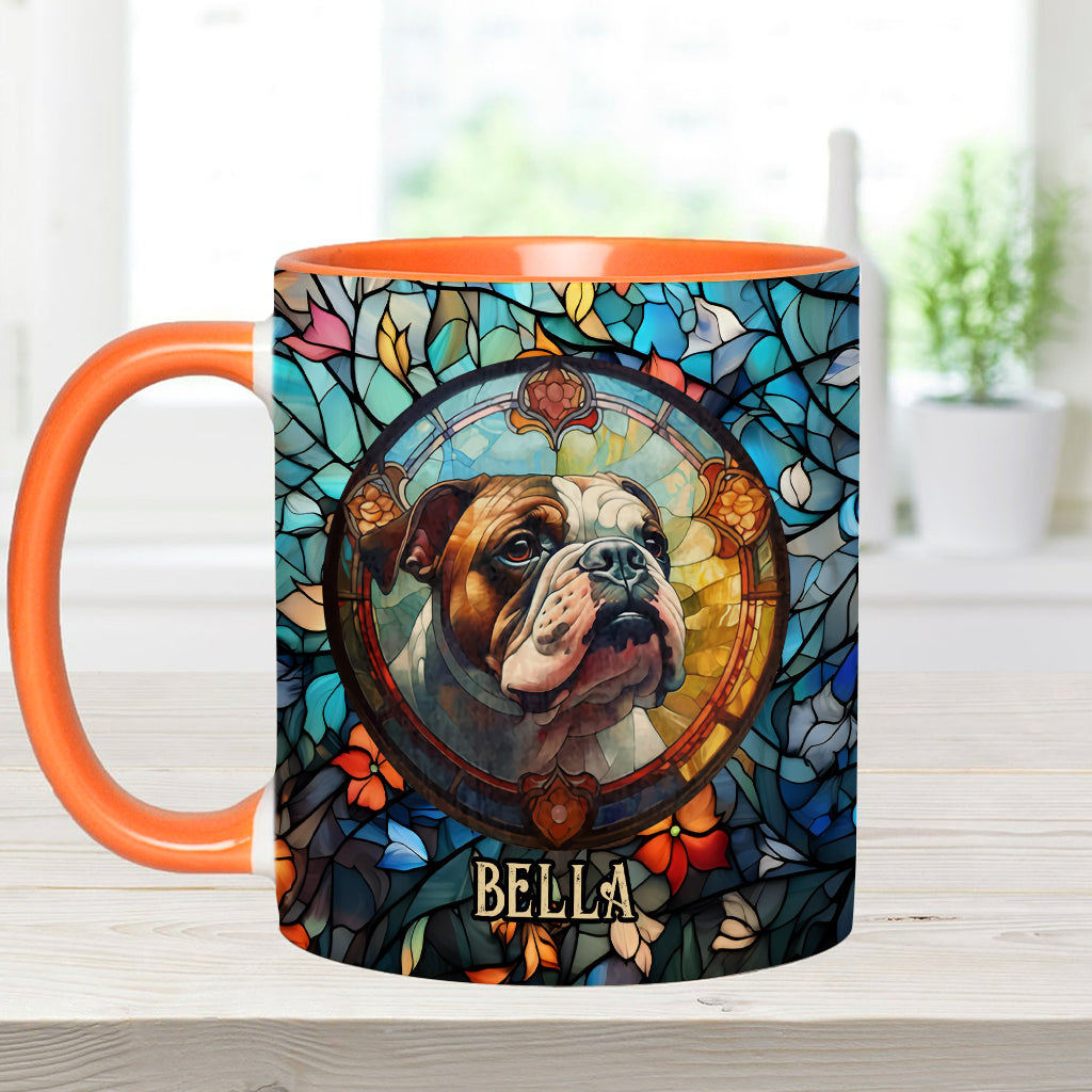 Love My Dog - Personalized Dog Accent Mug