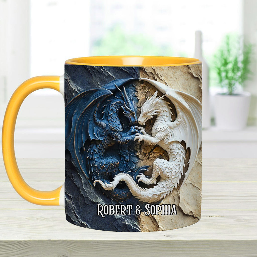 Mug personnalisé « J’adore les dragons »
