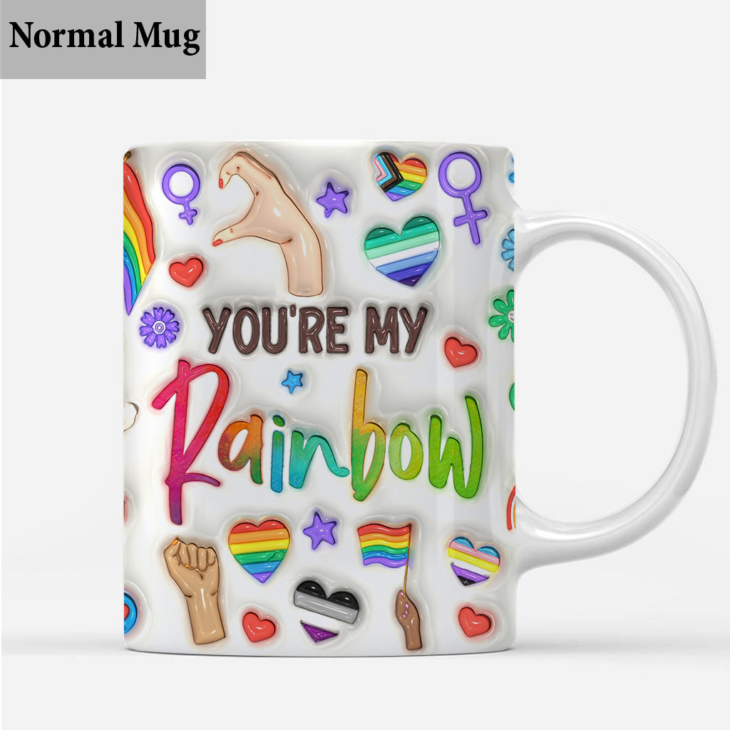 Tu es mon arc-en-ciel - Mug personnalisé de soutien LGBT