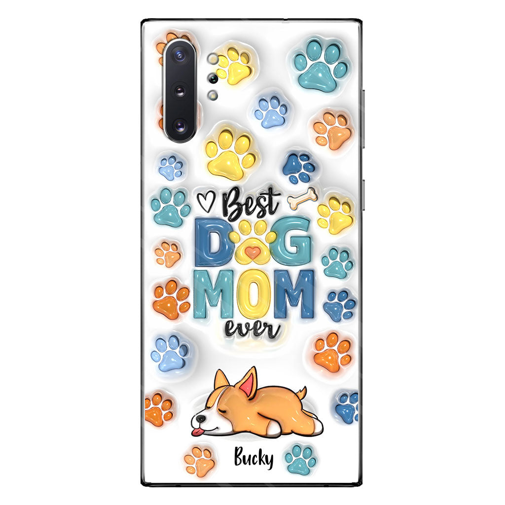Meilleur papa/maman de chien au monde - Coque de téléphone personnalisée pour chien