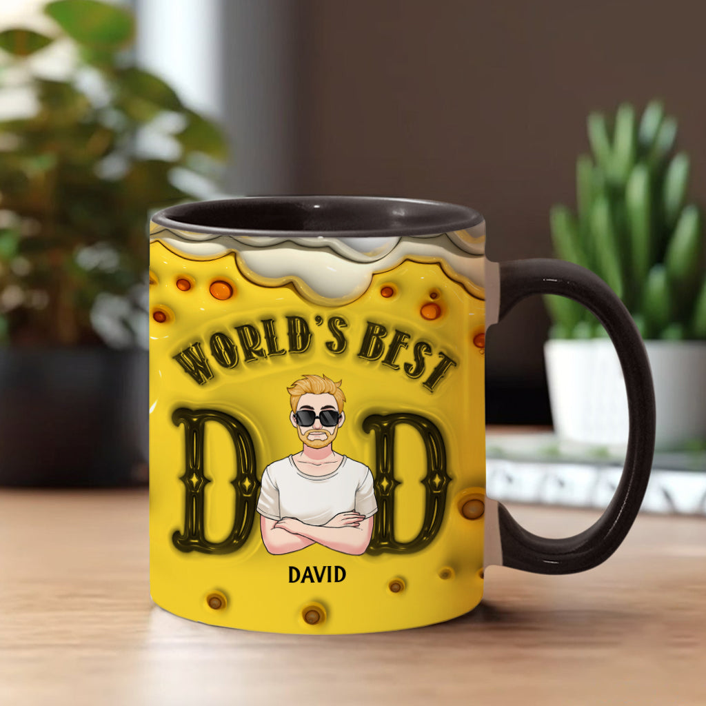 Meilleur papa du monde - Mug personnalisé pour papa