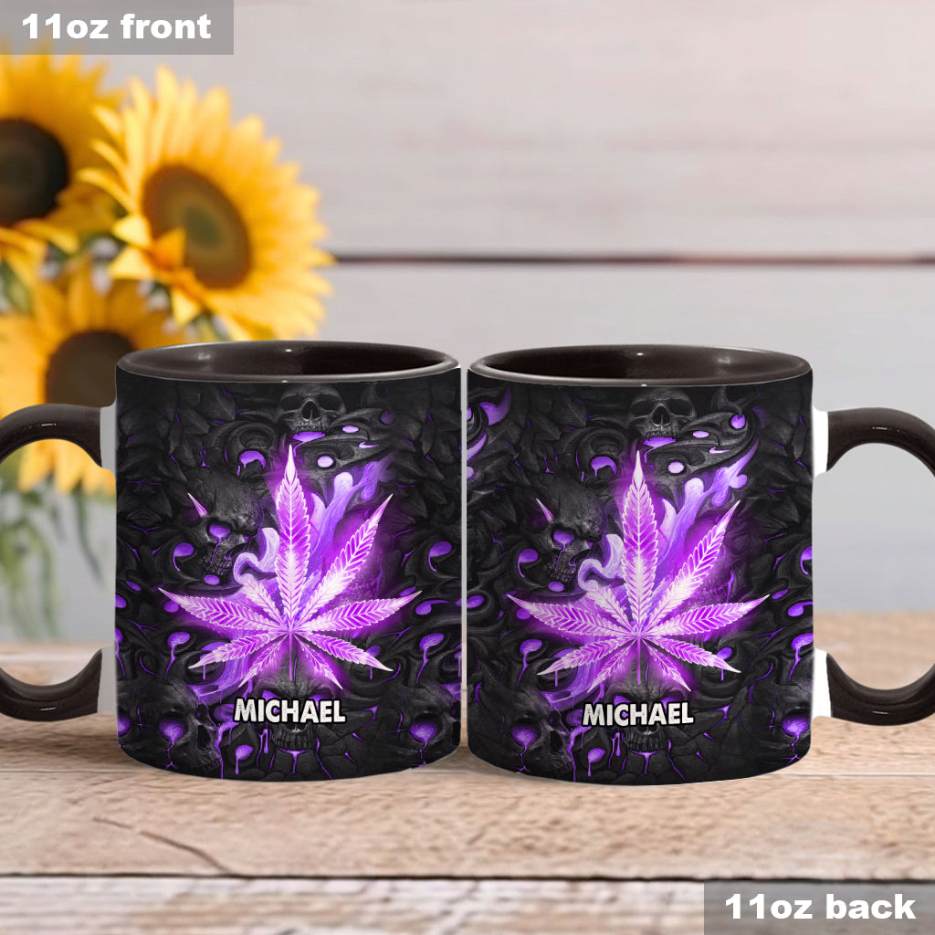 Libérez votre esprit - Mug personnalisé à motif cannabis