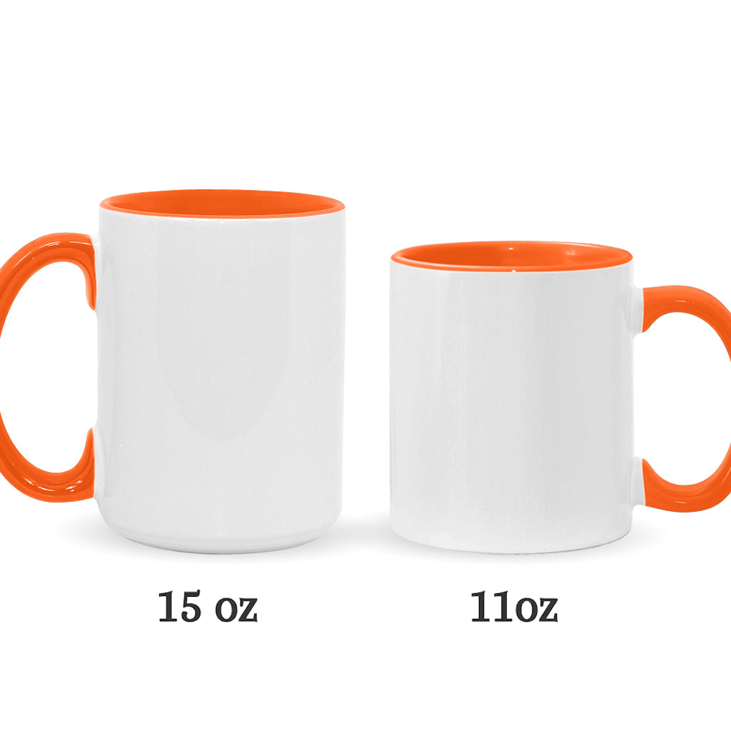 Mug personnalisé « Crâne fondu en feu » - Tête de mort fondue