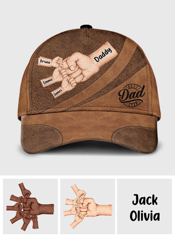 Meilleur papa du monde - Casquette classique personnalisée pour papa