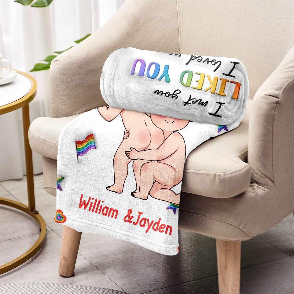 I'm Keeping You - Personalized LGBT Support Blanket