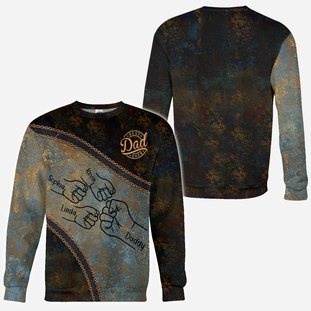 T-shirt personnalisé « Papa et enfants : check ! »