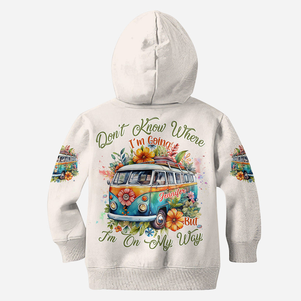 En route - T-shirt hippie personnalisé