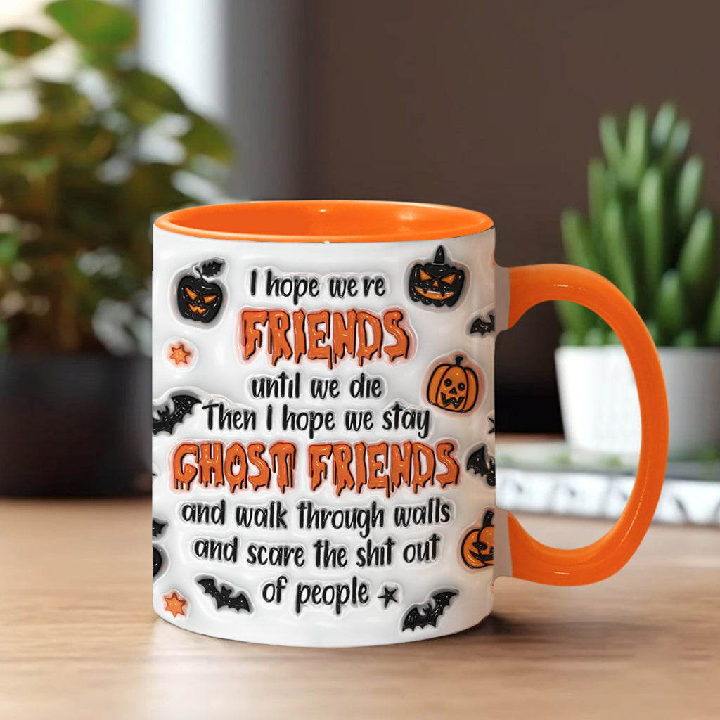 Ghost Friends - Personalized Bestie Accent Mug
