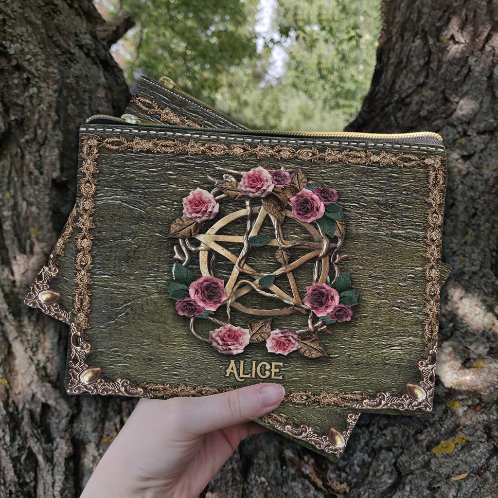 Le vieux sac d'objets de sorcière - Pochette de sorcière personnalisée