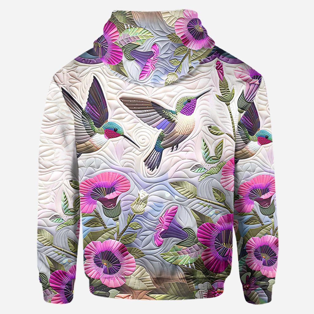 Magnifique colibri - Sweat à capuche et legging personnalisés colibri